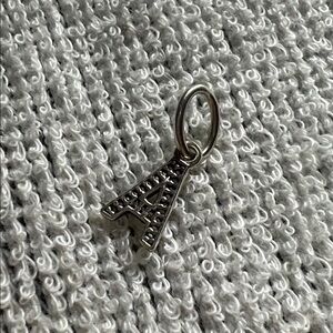 Authentic Pandora Silver Letter A Charm